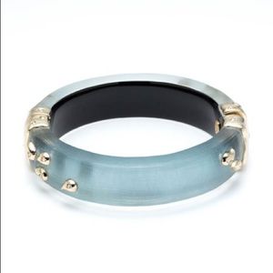 Alexis Bittar Winter Paisley Crystal Hinged Bracelet